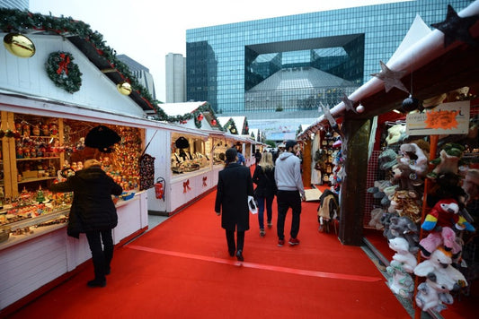 Ouverture du marché de Noël de la Défense 2023