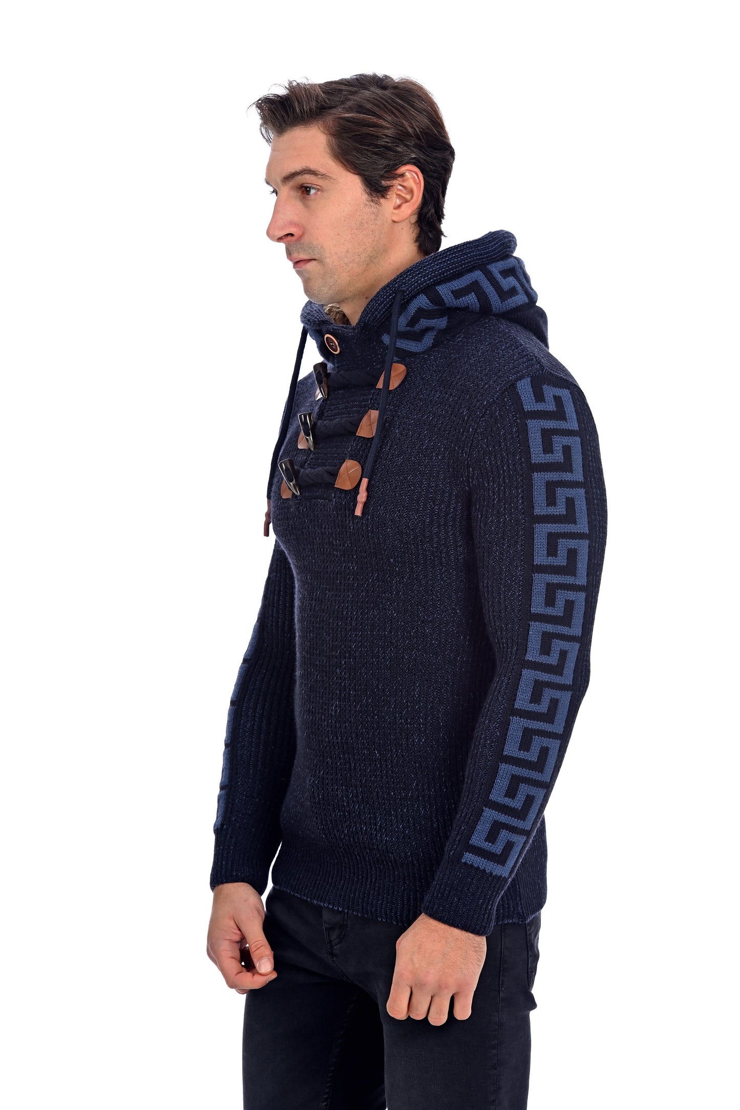 Pull avec capuche - Snowbound Chic - Noir