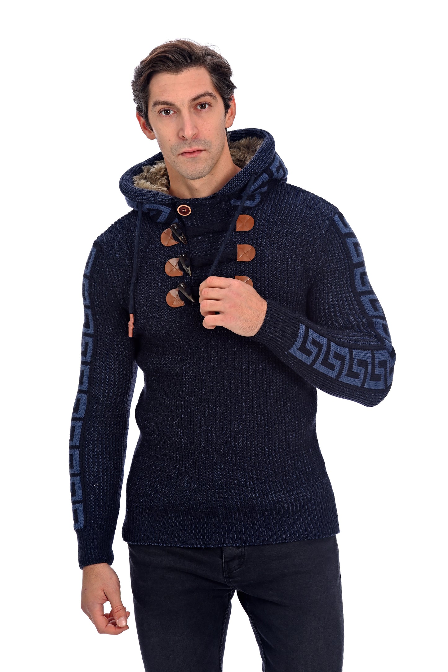 Pull avec capuche - Snowbound Chic - Noir